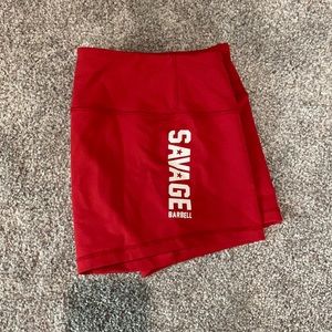 Savage barbell shorts